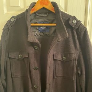 Mens XL Old Navy Button Down Fleece